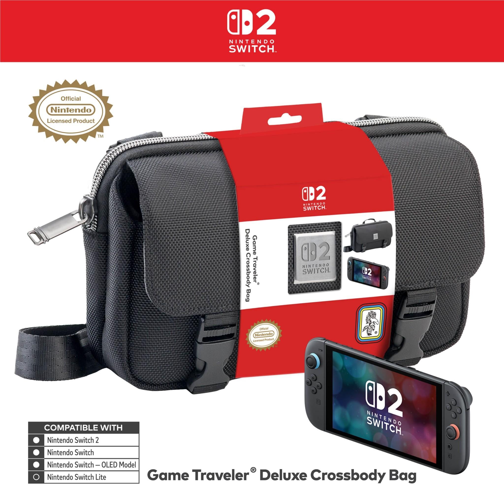 Nintendo Switch 2 Game Traveler® Deluxe Crossbody Bag